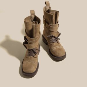 Women Shoes Lace Up Boots